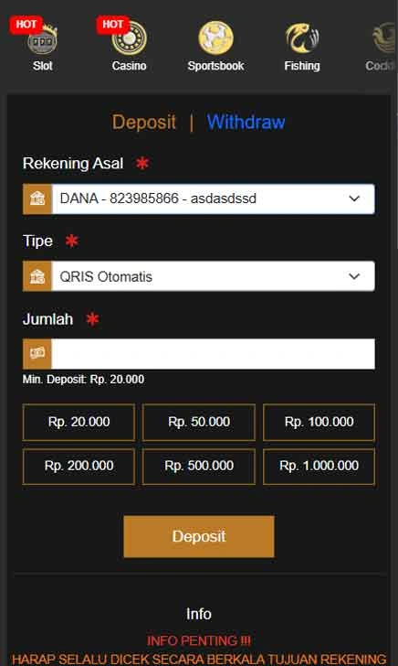 cara deposit Akun Slot Gacor Gampang Maxwin App Wow